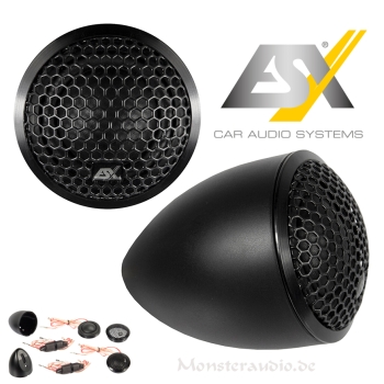 ESX VXP-6.2T high end 25mm Gewebe Neodym Hochtöner + Weiche 250 Watt VXP6.2T